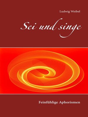 cover image of Sei und singe